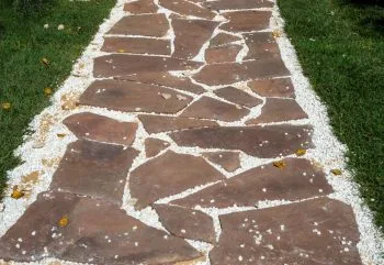 Path with pavers.