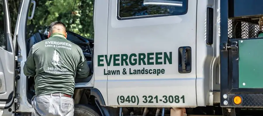 Workers Evergreen Lawn & Landscape